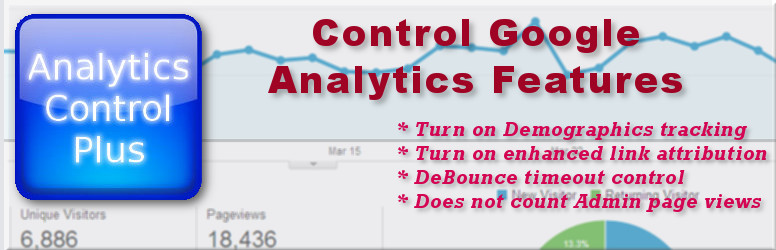 Analytics Control Plus Preview Wordpress Plugin - Rating, Reviews, Demo & Download