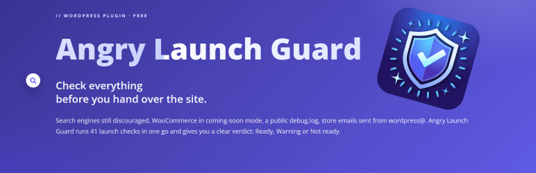Angry Launch Guard Preview Wordpress Plugin - Rating, Reviews, Demo & Download