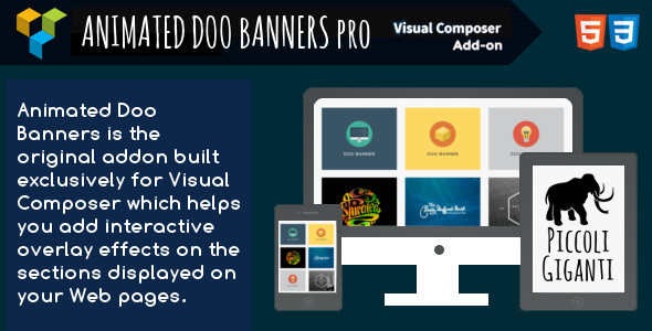 Animated Doo Banners For Visual Composer Preview Wordpress Plugin - Rating, Reviews, Demo & Download