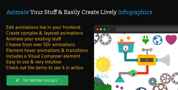Animatic – Advanced WordPress Frontend Animator Preview - Rating, Reviews, Demo & Download