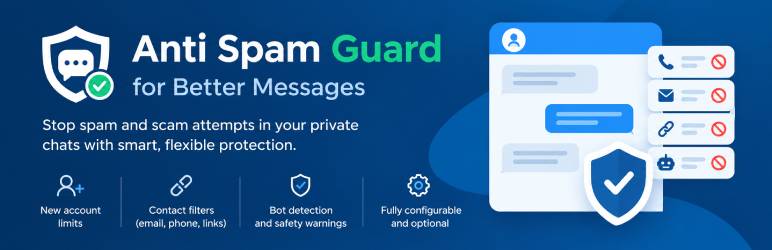 Anti-Spam Guard For Better Messages Preview Wordpress Plugin - Rating, Reviews, Demo & Download
