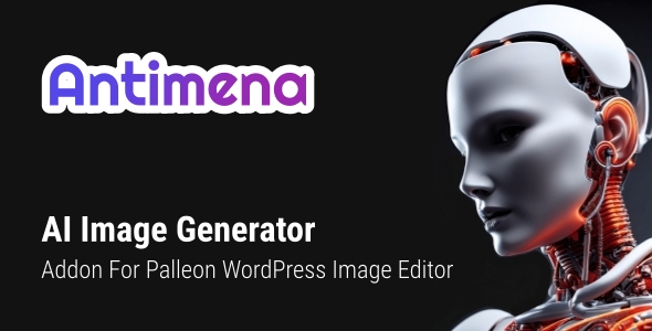 Antimena – AI Image Generator Add-on For Palleon WordPress Image Editor Preview - Rating, Reviews, Demo & Download