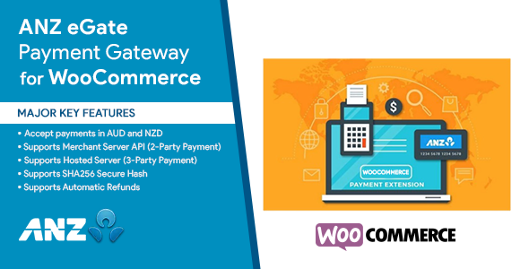 ANZ EGate Payment Gateway WooCommerce Plugin Preview - Rating, Reviews, Demo & Download