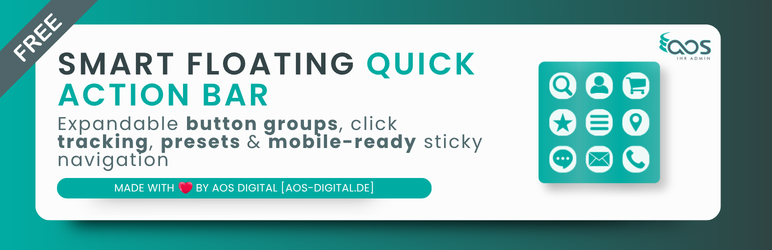 AOS Quick Action Bar Preview Wordpress Plugin - Rating, Reviews, Demo & Download