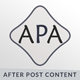 APA – After Post Content Managment