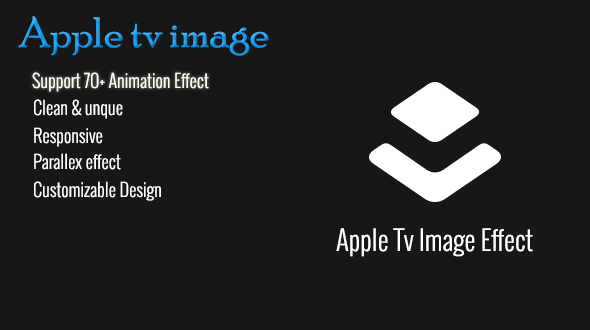 Apple Tv  Image Effect Extension Preview Wordpress Plugin - Rating, Reviews, Demo & Download