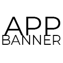 Application Banner (Google PlayStore / AppleStore)