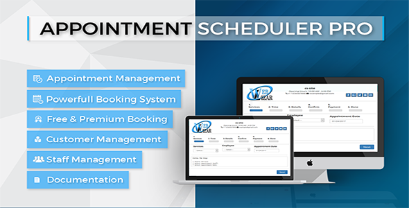 Appointment Schedular WordPress Plugin Preview - Rating, Reviews, Demo & Download