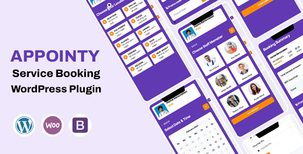 Appointy – Service Booking Plugin For WordPress Preview - Rating, Reviews, Demo & Download
