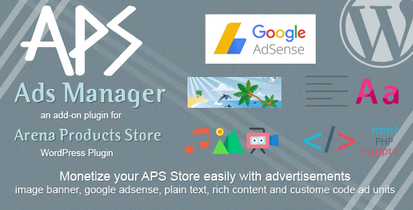 APS Ads Manager – Add-on For APS Products – WordPress Plugin Preview - Rating, Reviews, Demo & Download