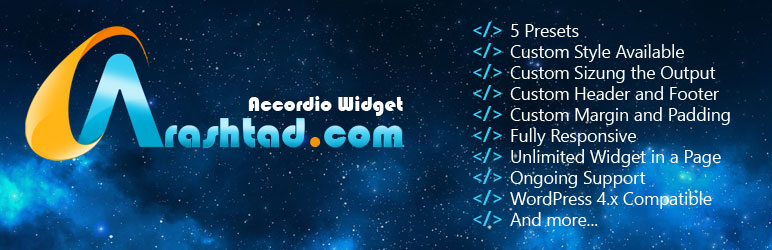 Arashtad Accordion Plugin Preview - Rating, Reviews, Demo & Download