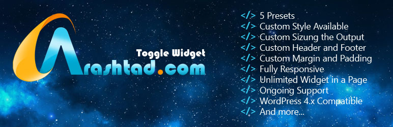 Arashtad Toggle Plugin Preview - Rating, Reviews, Demo & Download