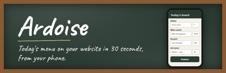Ardoise Preview Wordpress Plugin - Rating, Reviews, Demo & Download