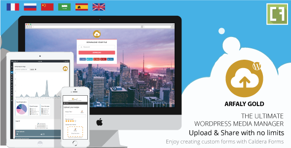 Arfaly Gold – Upload & Share With No Limit Preview Wordpress Plugin - Rating, Reviews, Demo & Download