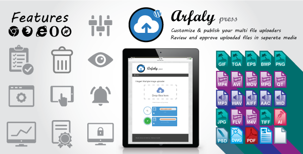 Arfaly Press – Premium Digital Information Uploader And Manager  Preview Wordpress Plugin - Rating, Reviews, Demo & Download