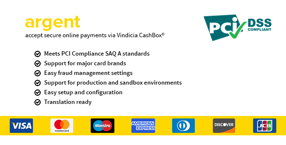 Argent – Secure Vindicia CashBox Payment Gateway For WooCommerce Preview Wordpress Plugin - Rating, Reviews, Demo & Download