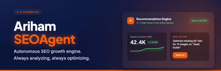 Ariham SEOAgent Preview Wordpress Plugin - Rating, Reviews, Demo & Download