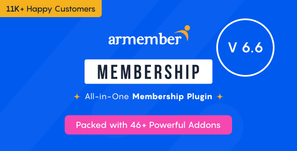 ARMember – WordPress Membership Plugin Preview - Rating, Reviews, Demo & Download