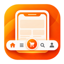 Ashik Mobile Bottom Navigation & Drawer Menu
