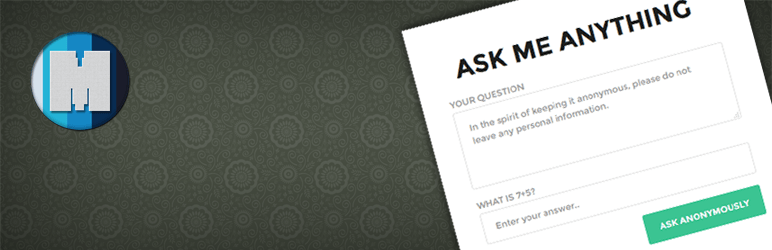 Ask Me Anything (Anonymously) Preview Wordpress Plugin - Rating, Reviews, Demo & Download