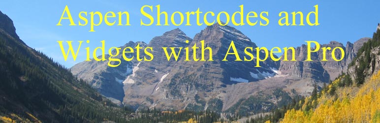 Aspen Shortcodes And Widgets Preview Wordpress Plugin - Rating, Reviews, Demo & Download