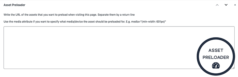 Asset Preloader: Preload The Assets Only On The Pages Where You Need It Preview Wordpress Plugin - Rating, Reviews, Demo & Download
