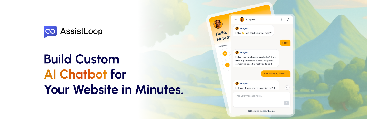 AssistLoop – AI Chatbot Preview Wordpress Plugin - Rating, Reviews, Demo & Download