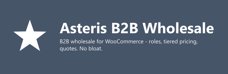 Asteris B2B Wholesale Preview Wordpress Plugin - Rating, Reviews, Demo & Download