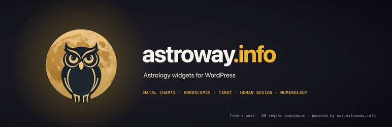 AstroWay Preview Wordpress Plugin - Rating, Reviews, Demo & Download