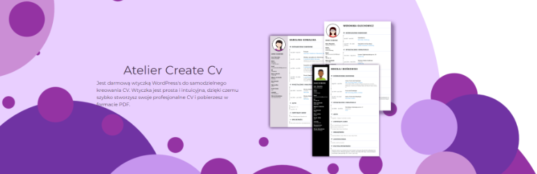 Atelier Create CV Preview Wordpress Plugin - Rating, Reviews, Demo & Download