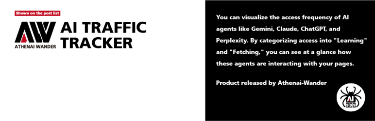 Athenai-Wander AI Traffic Tracker Preview Wordpress Plugin - Rating, Reviews, Demo & Download