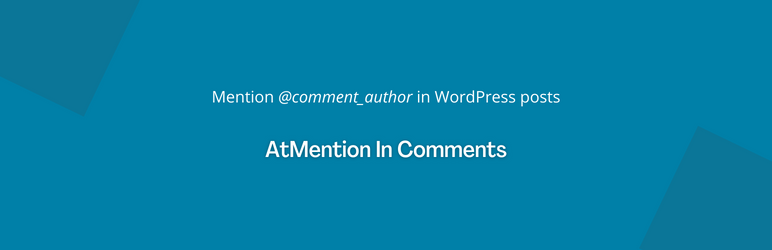 AtMention In Comments Preview Wordpress Plugin - Rating, Reviews, Demo & Download