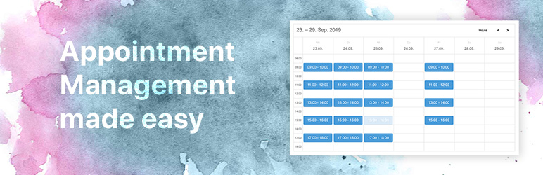 ATOM Appointment Management Preview Wordpress Plugin - Rating, Reviews, Demo & Download