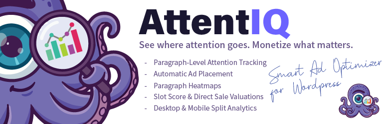 AttentIQ Preview Wordpress Plugin - Rating, Reviews, Demo & Download