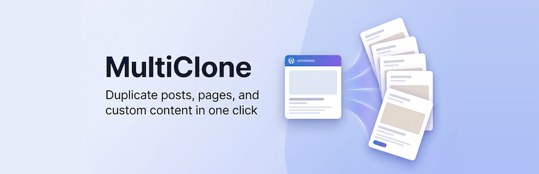 ATTN MultiClone For Posts And Pages Preview Wordpress Plugin - Rating, Reviews, Demo & Download