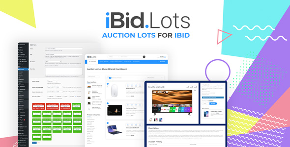 Auction Lots For IBid Theme Preview Wordpress Plugin - Rating, Reviews, Demo & Download