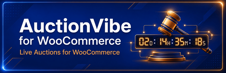 AuctionVibe For WooCommerce Preview Wordpress Plugin - Rating, Reviews, Demo & Download