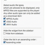 Audio Attachment Widget