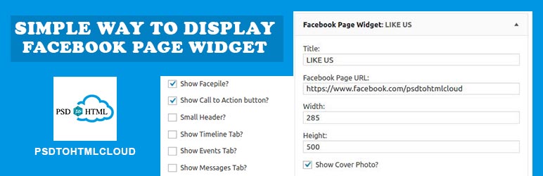 Author Facebook Page Widget Preview Wordpress Plugin - Rating, Reviews, Demo & Download