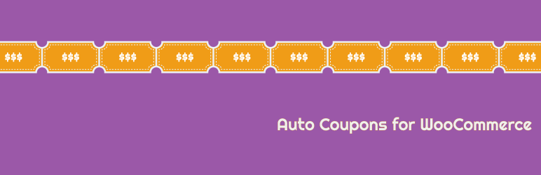 Auto Coupons For WooCommerce Preview Wordpress Plugin - Rating, Reviews, Demo & Download