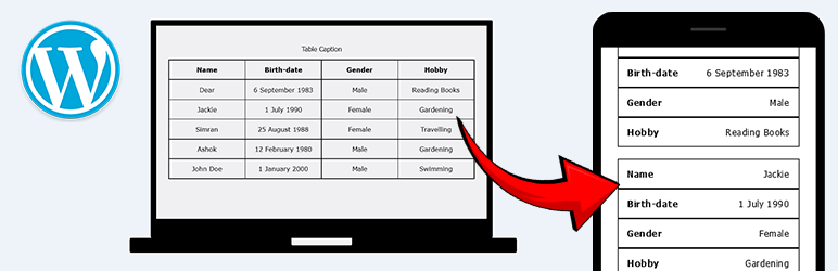 Auto Responsive Table Preview Wordpress Plugin - Rating, Reviews, Demo & Download