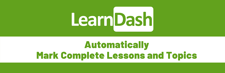 Autocomplete LearnDash Lessons And Topics Preview Wordpress Plugin - Rating, Reviews, Demo & Download