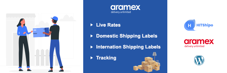 Automated Aramex Express Live/manual Shipping Rates, Labels And Pickup Preview Wordpress Plugin - Rating, Reviews, Demo & Download