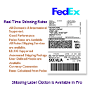 Automated FedEx Live/manual Rates With Shipping Labels – HPOS Supported