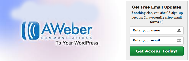 Aweber Subscriber Form Preview Wordpress Plugin - Rating, Reviews, Demo & Download