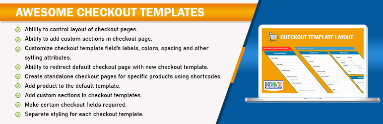 Awesome Checkout Templates Preview Wordpress Plugin - Rating, Reviews, Demo & Download