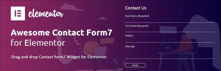 Awesome Contact Form7 For Elementor Preview Wordpress Plugin - Rating, Reviews, Demo & Download
