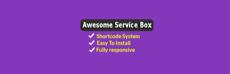 Awesome Service Box Preview Wordpress Plugin - Rating, Reviews, Demo & Download