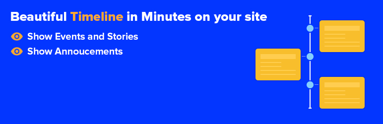 Awesome WordPress Timeline Plugin Preview - Rating, Reviews, Demo & Download