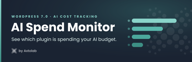 Axtolab AI Spend Monitor Preview Wordpress Plugin - Rating, Reviews, Demo & Download